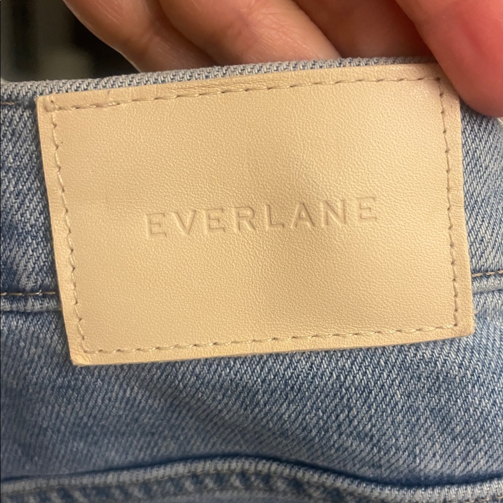 Everlane Light Blue Organic Cotton Jeans The Way High Jeans For Women - Picture 8 of 9